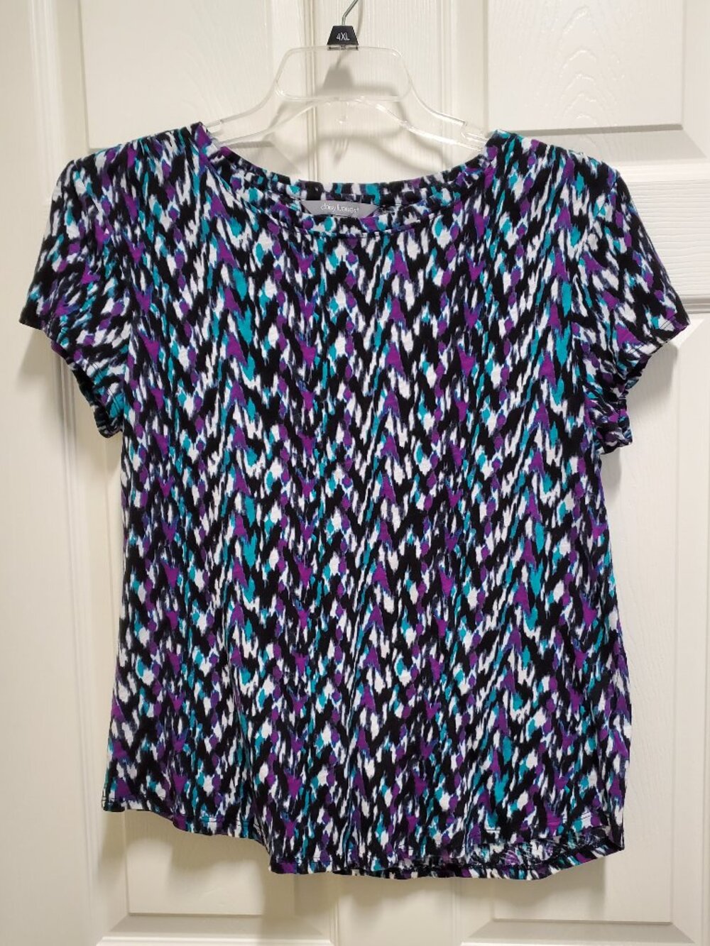 Cap-sleeved Colorful Summer Top